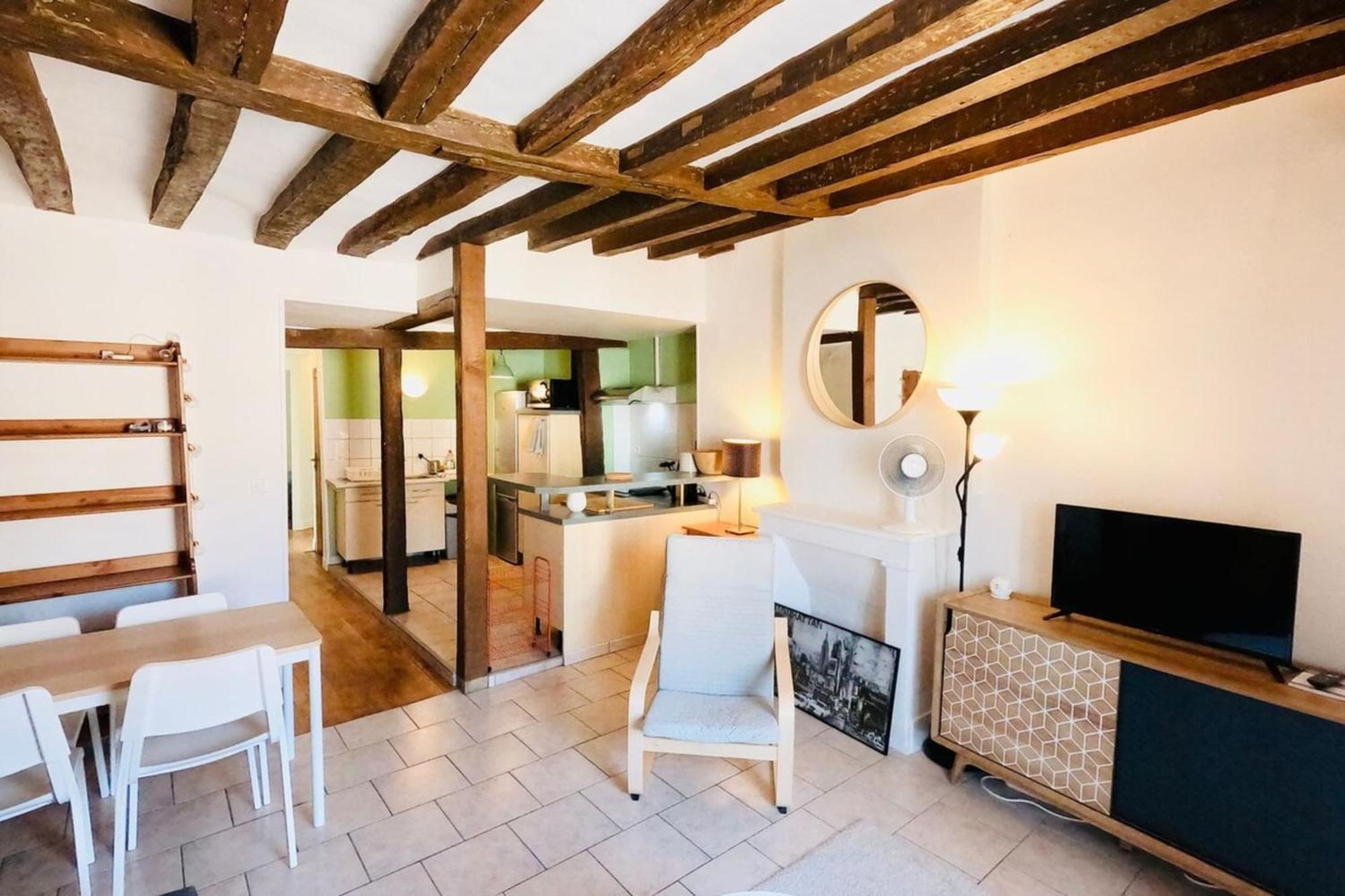 Appartamento Fontainebleau Rue Grande - Chez Alexis Esterno foto